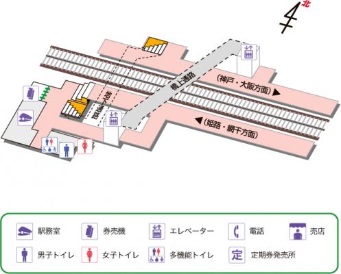 山陽電車　江井ヶ島駅