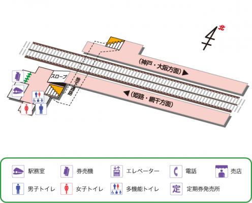 山陽電車　西江井ヶ島駅