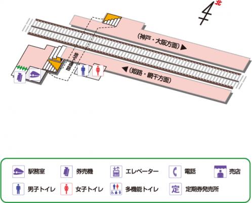 山陽電車　魚住駅