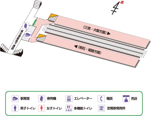 山陽電車　西舞子駅